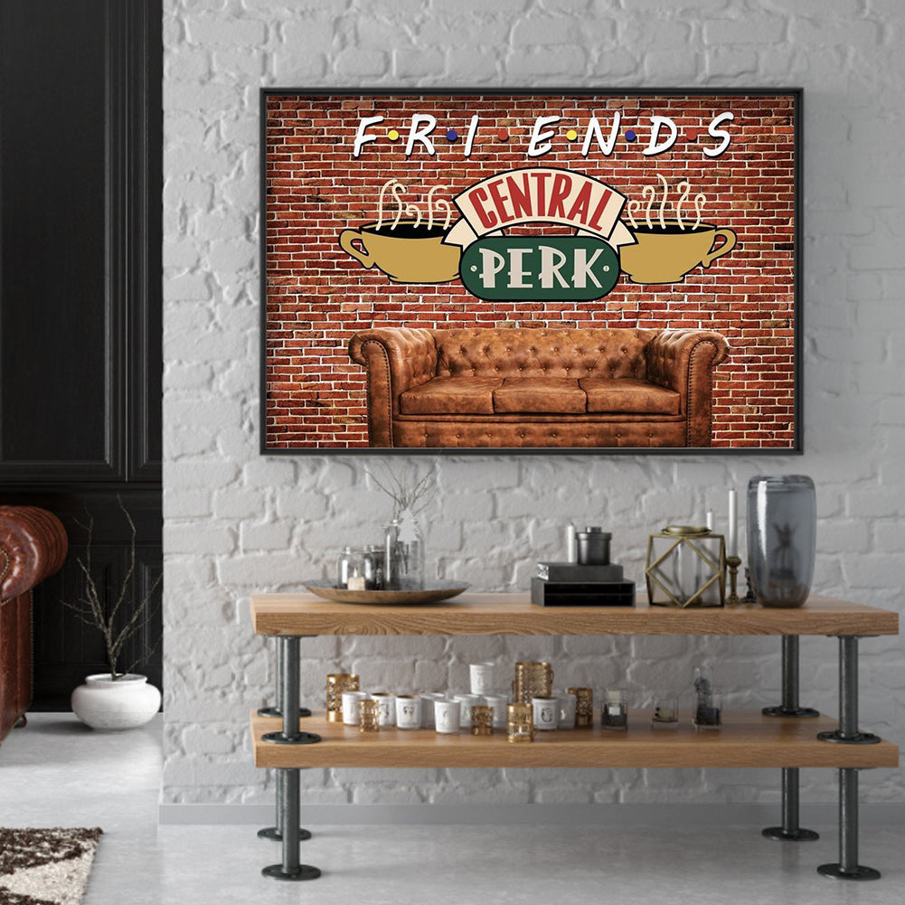 Cafe - Full Round Drill Diamond Painting 50*40CM