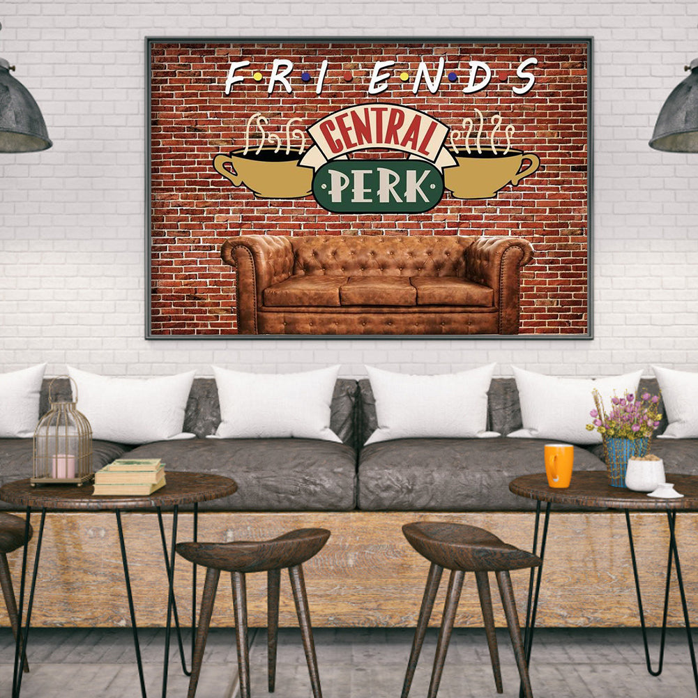 Cafe - Full Round Drill Diamond Painting 50*40CM