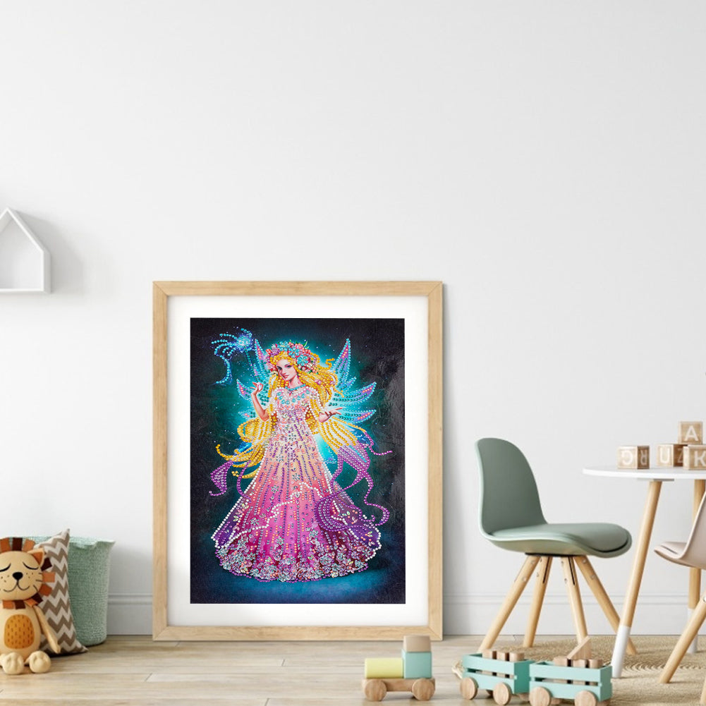 Wings Fairy - Special Shaped Drill Diamond Painting 30*40CM