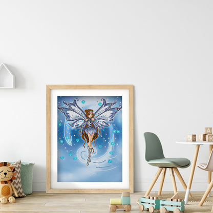 Winged Fairy - Special Shaped Drill Diamond Painting 30*40CM