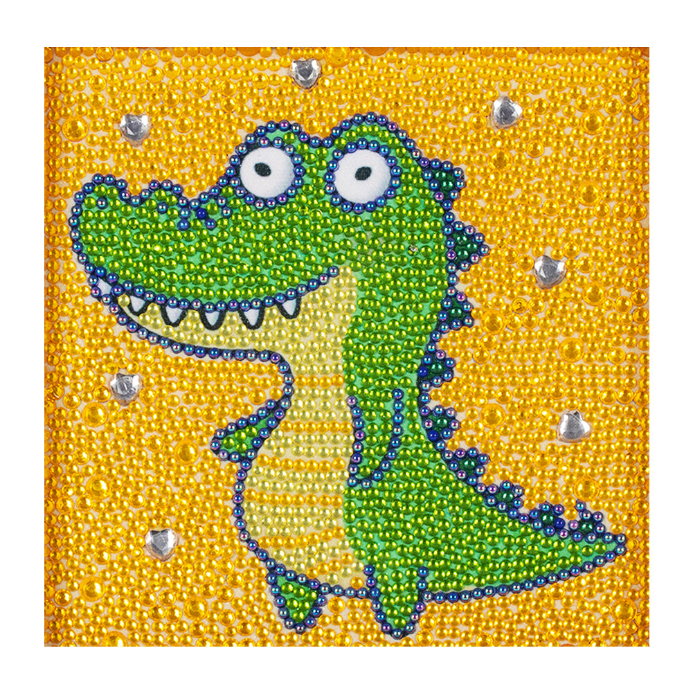 Cartoon Dragon - Special Shaped Drill Diamond Painting 18*18CM