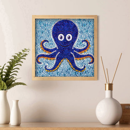 Cartoon Octopus - Special Shaped Drill Diamond Painting 18*18CM