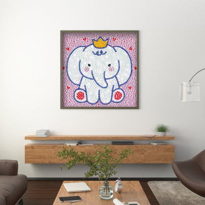Elephant - Special Shaped Drill Diamond Painting 18*18CM