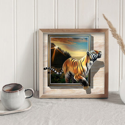 Tiger - Full Round Drill Diamond Painting 50*50CM