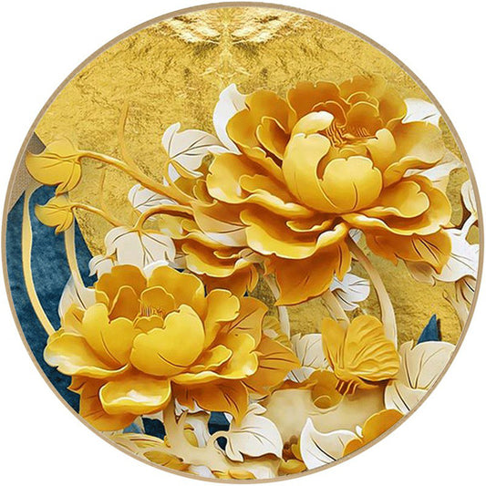 Peony - Full Round Drill Diamond Painting 40*40CM