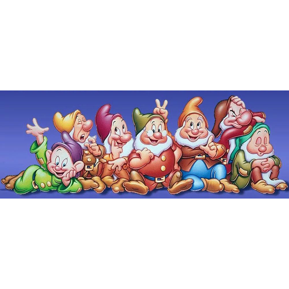 Seven Dwarfs - Full Round Drill Diamond Painting 80*30CM