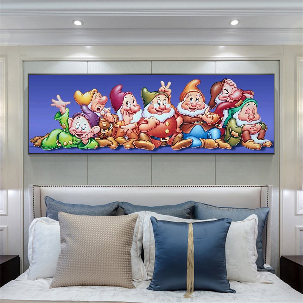 Seven Dwarfs - Full Round Drill Diamond Painting 80*30CM