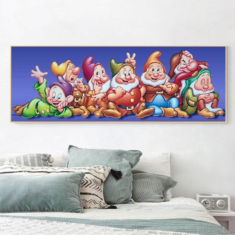 Seven Dwarfs - Full Round Drill Diamond Painting 80*30CM