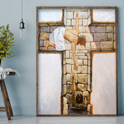 Salvation Hand - Full Round Drill Diamond Painting 35*50CM