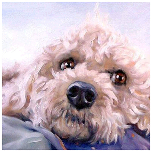 Dog - Full Round Drill Diamond Painting 30*30CM