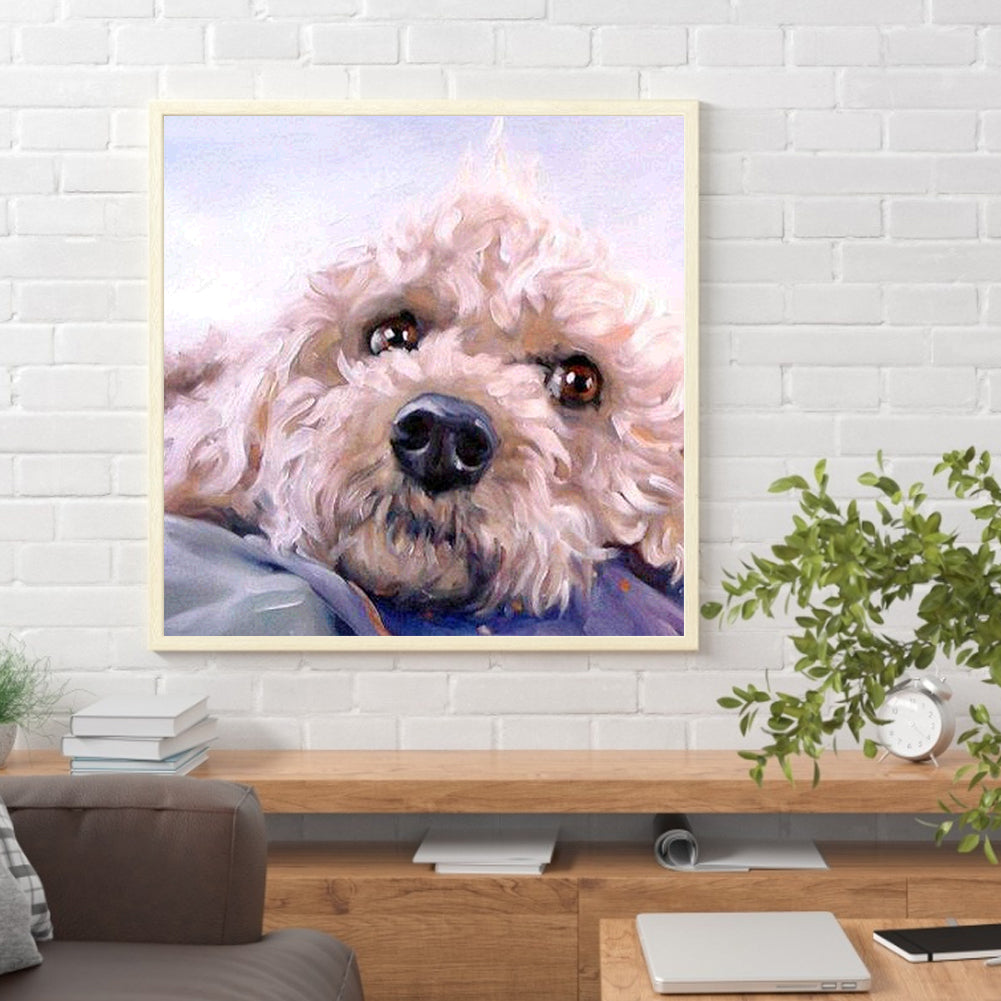 Dog - Full Round Drill Diamond Painting 30*30CM