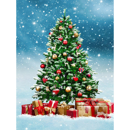 Christmas Tree - Full Round Drill Diamond Painting 30*40CM