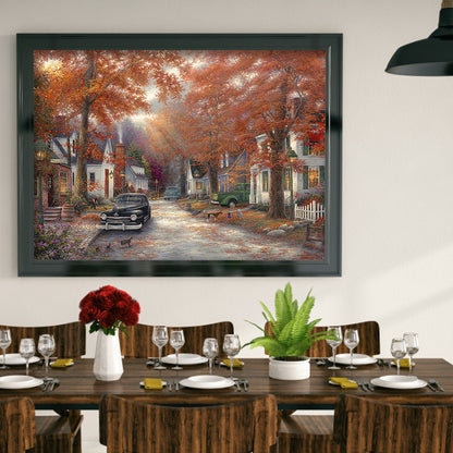 House Street - Full Round Drill Diamond Painting 50*40CM