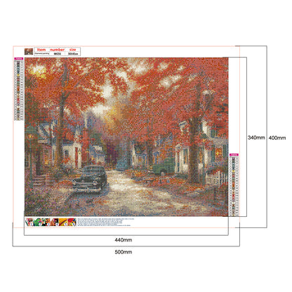 House Street - Full Round Drill Diamond Painting 50*40CM
