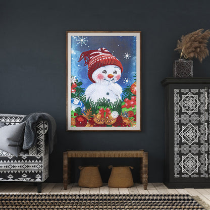 Snowman - Special Shaped Drill Diamond Painting 30*40CM