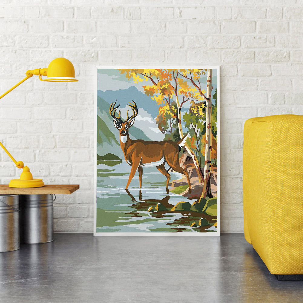 Deer - Full Square Drill Diamond Painting 40*50CM