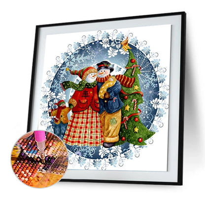 Christmas Holiday - Full Round Drill Diamond Painting 40*40CM