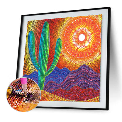 Cactus - Special Shaped Drill Diamond Painting 30*30CM