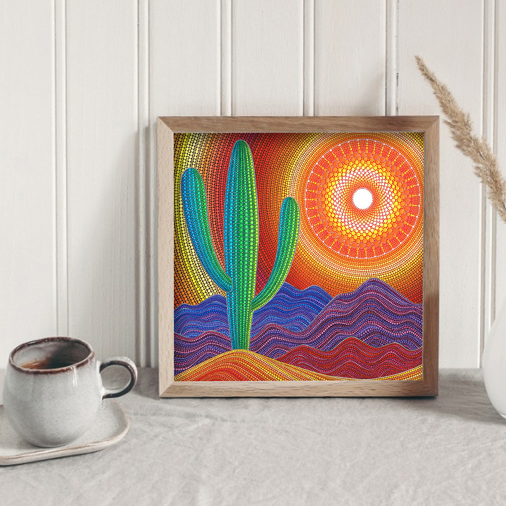 Cactus - Special Shaped Drill Diamond Painting 30*30CM