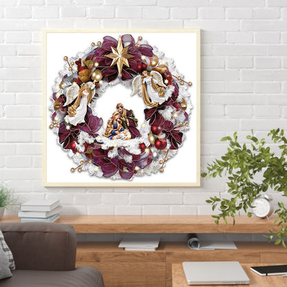 Wreath - Full Round Drill Diamond Painting 40*40CM