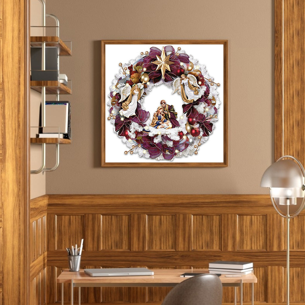 Wreath - Full Round Drill Diamond Painting 40*40CM