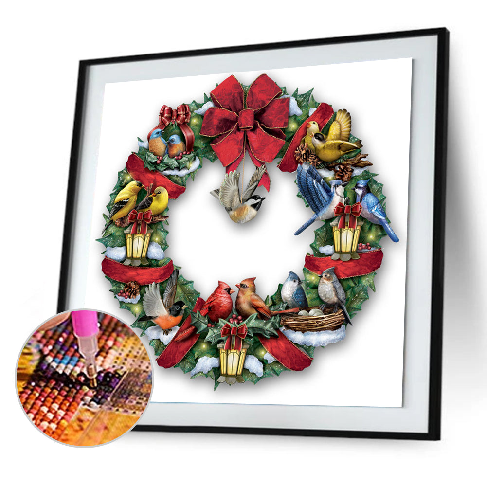 Wreath - Full Round Drill Diamond Painting 40*40CM