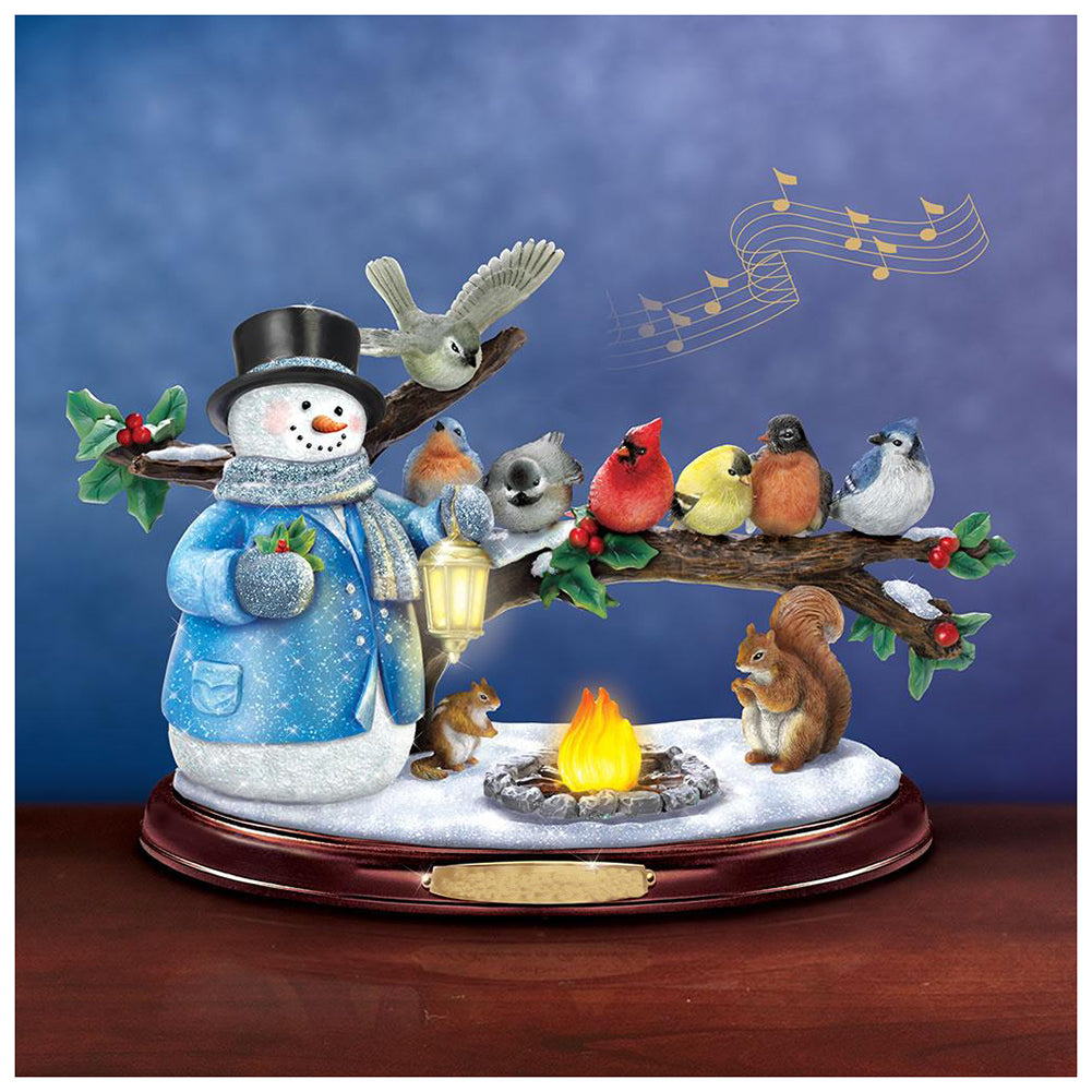 Snowman Animal - Full Round Drill Diamond Painting 40*40CM