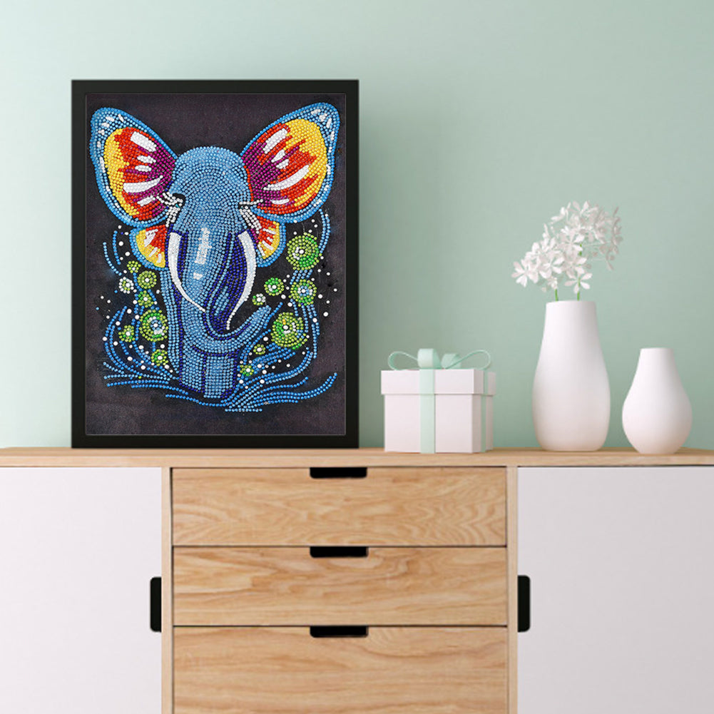 Elephant - Special Shaped Drill Diamond Painting 30*40CM