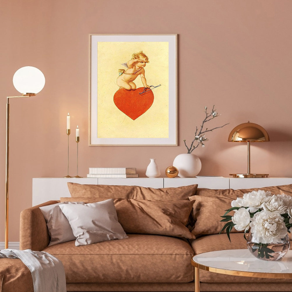 Angel - Full Round Drill Diamond Painting 30*40CM