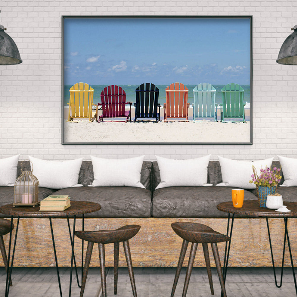 Sandy Beach - Full Round Drill Diamond Painting 40*30CM