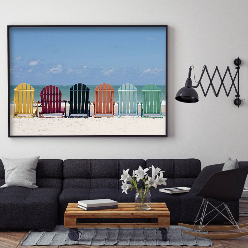 Sandy Beach - Full Round Drill Diamond Painting 40*30CM