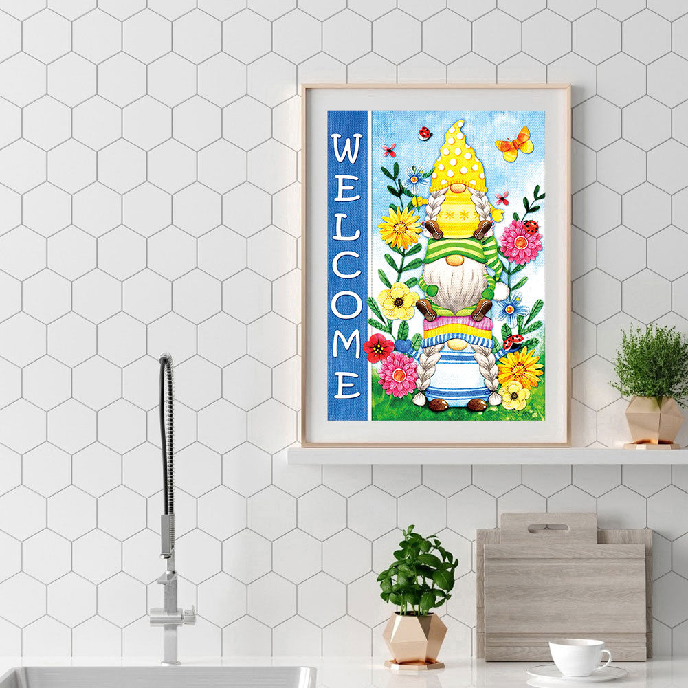 Gnome Goblin - Full Round Drill Diamond Painting 40*60CM