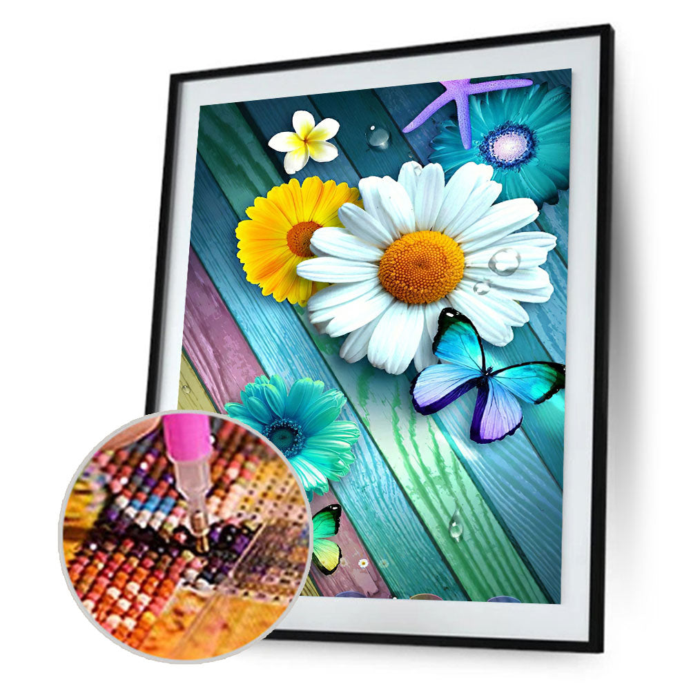 Butterfly - Full Round Drill Diamond Painting 30*40CM