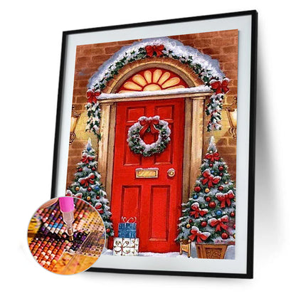 Christmas - Full Round Drill Diamond Painting 30*40CM