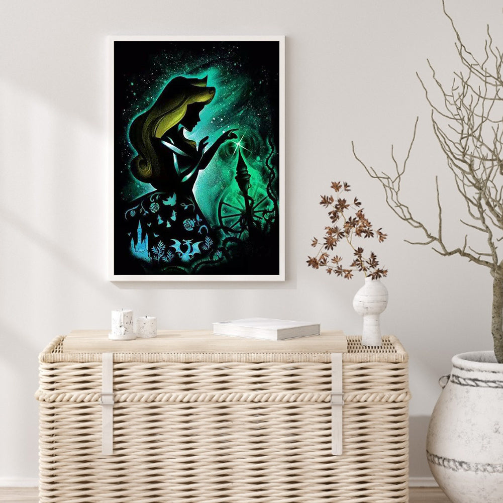 Girl - Full Round Drill Diamond Painting 30*40CM