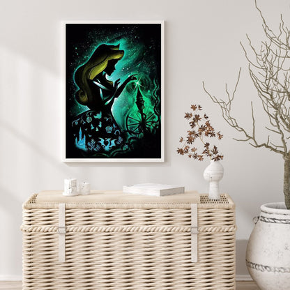 Girl - Full Round Drill Diamond Painting 30*40CM