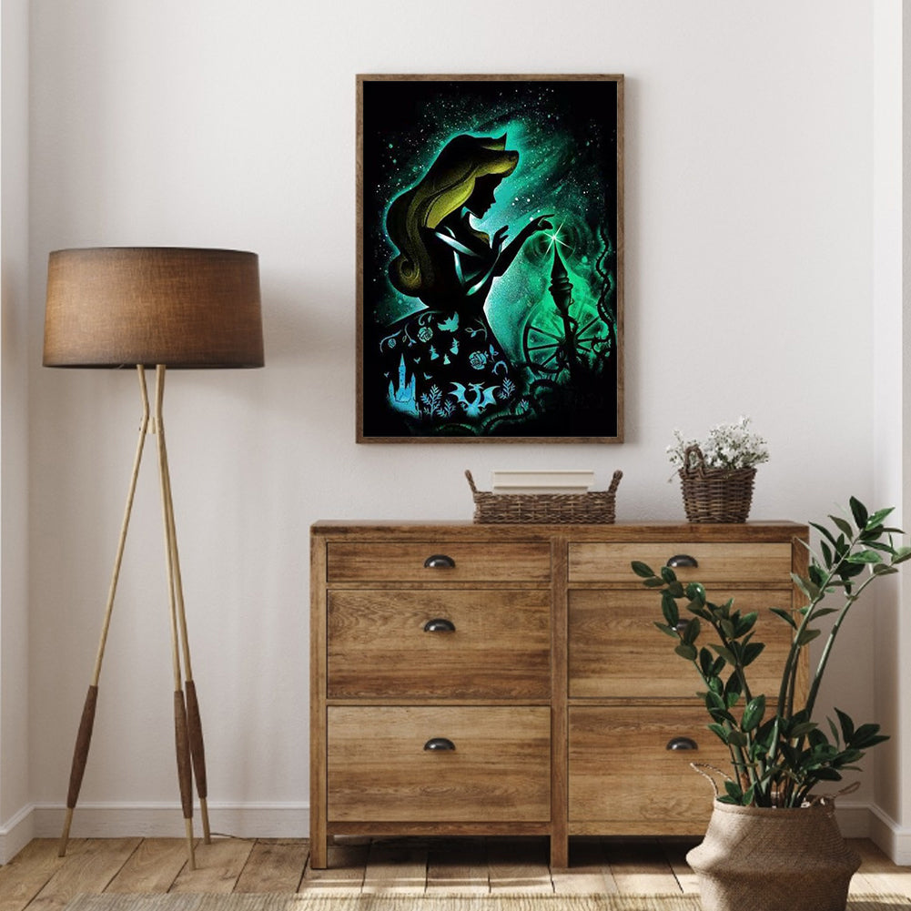 Girl - Full Round Drill Diamond Painting 30*40CM