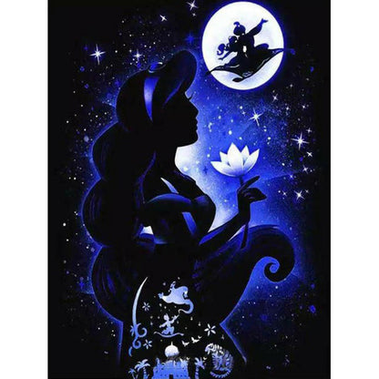 Girl - Full Round Drill Diamond Painting 30*40CM