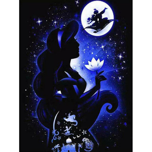 Girl - Full Round Drill Diamond Painting 30*40CM