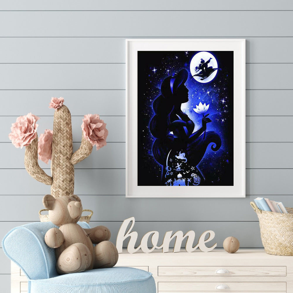 Girl - Full Round Drill Diamond Painting 30*40CM