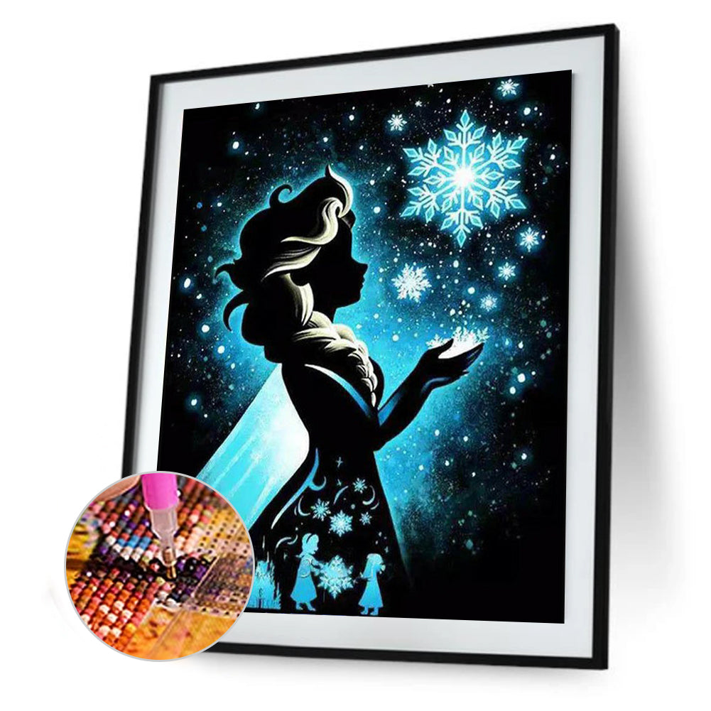 Girl - Full Round Drill Diamond Painting 30*40CM