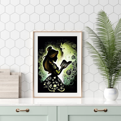 Girl - Full Round Drill Diamond Painting 30*40CM