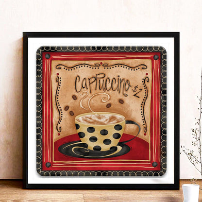 Cup Coffee - Full Round Drill Diamond Painting 30*30CM