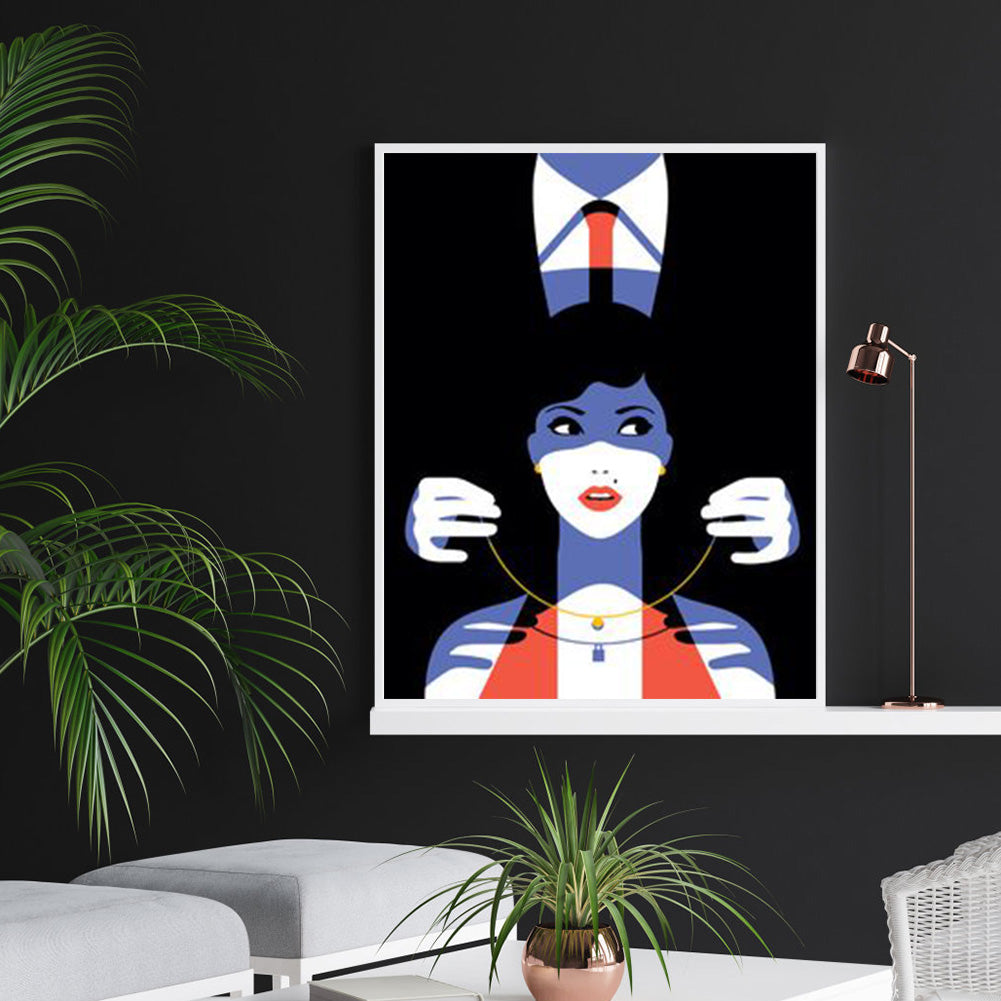 Head - Full Round Drill Diamond Painting 30*40CM