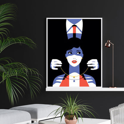 Head - Full Round Drill Diamond Painting 30*40CM