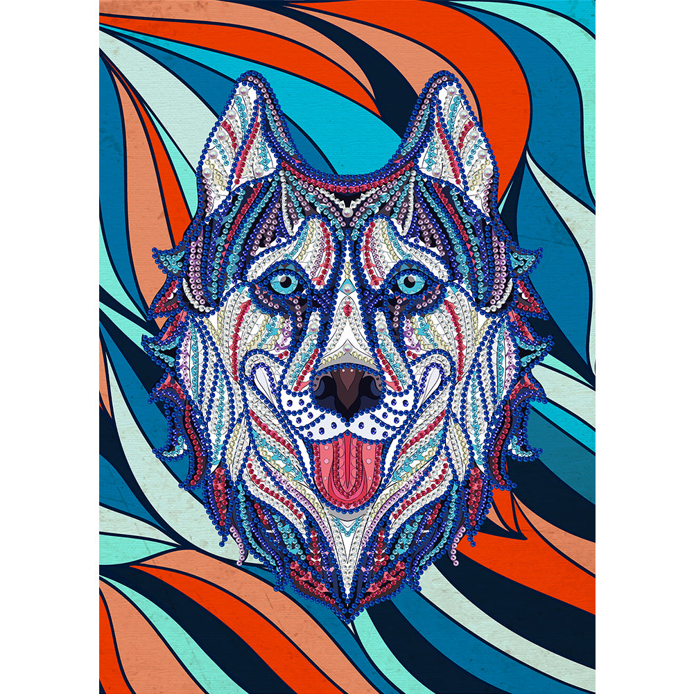 Wolf - Special Shaped Drill Diamond Painting 30*40CM