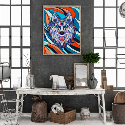 Wolf - Special Shaped Drill Diamond Painting 30*40CM