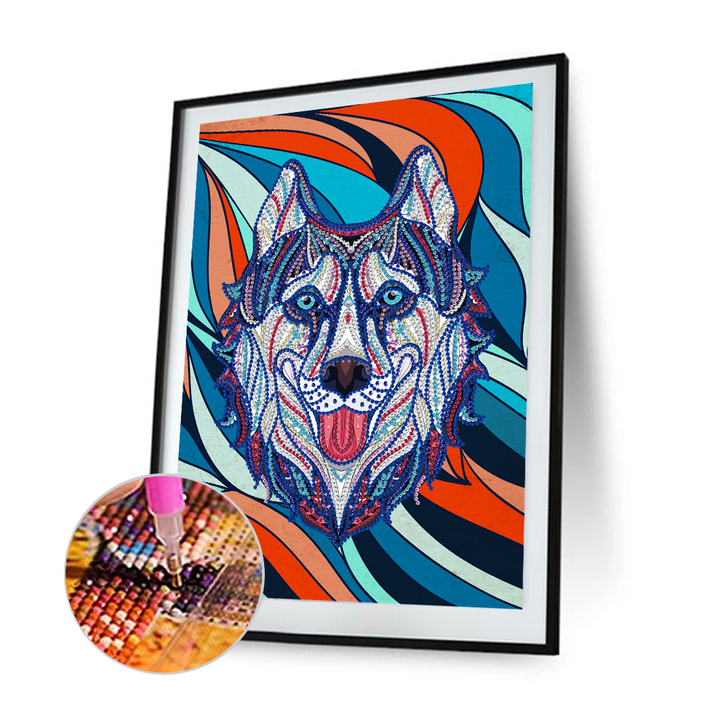 Wolf - Special Shaped Drill Diamond Painting 30*40CM