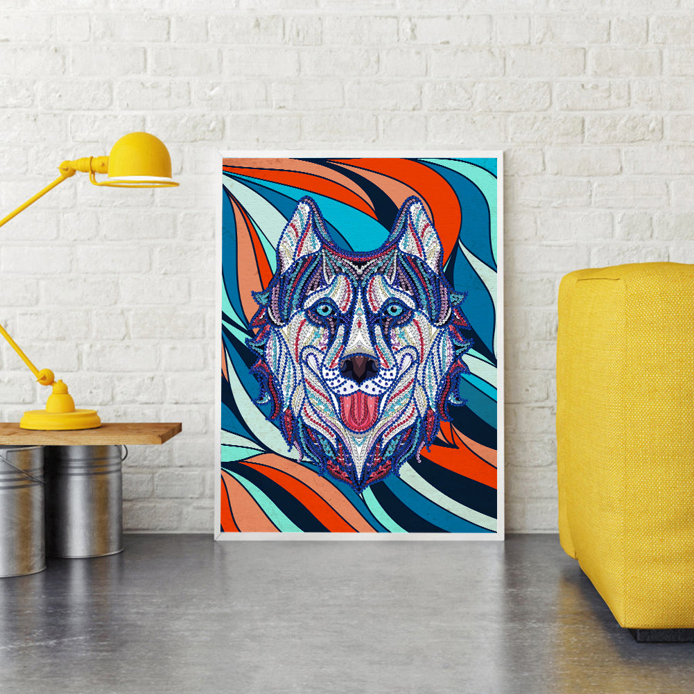 Wolf - Special Shaped Drill Diamond Painting 30*40CM