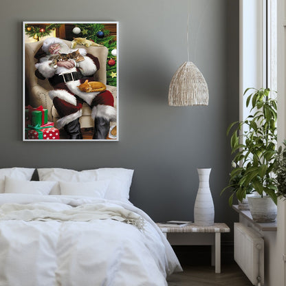 Santa Claus - Full Round Drill Diamond Painting 30*40CM